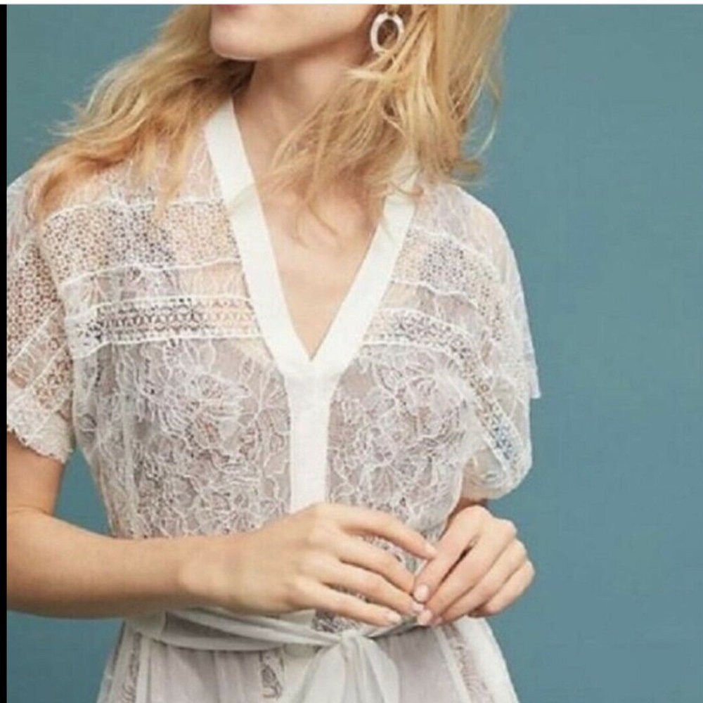 Byron Lars Katalina Midi Lace Dress - Picture 7 of 8